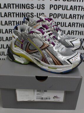 Balenciaga Runner 772767W3RMU Women's Multicolor Sneakers Size 38/US